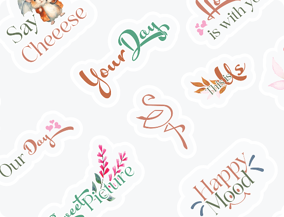 Flamingo Brand Elements - Typography and Patterns